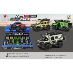 EXP.12 COCHES 4*4 SAFARI ESCALA 1:32 ,3 COLORES