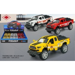 EXP.12 COCHES PICK UP ESCALA 1:32 PULL BACK,3 COL.