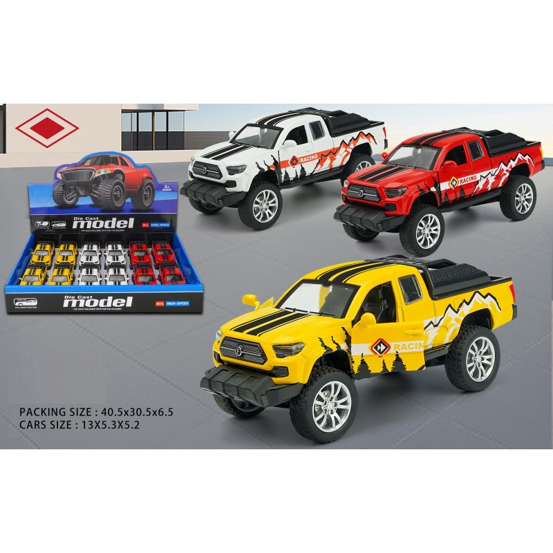 EXP.12 COCHES PICK UP ESCALA 1:32 PULL BACK,3 COL. EXP.12 COCHES PICK UP ESCALA 1:32 PULL BACK,3 COL.