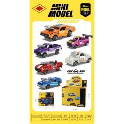 EXP.48 COCHES CORTOS VINTAGE PULL BACK,6 MODELOS