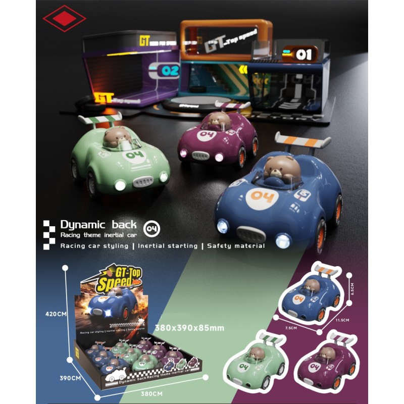 EXP.9 COCHES BEAR CAR,3 COLORES EXP.9 COCHES BEAR CAR,3 COLORES