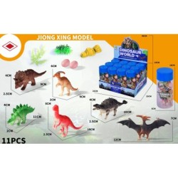 EXP.12 TUBOS CON DINOSAURIOS ,6 MODELOS