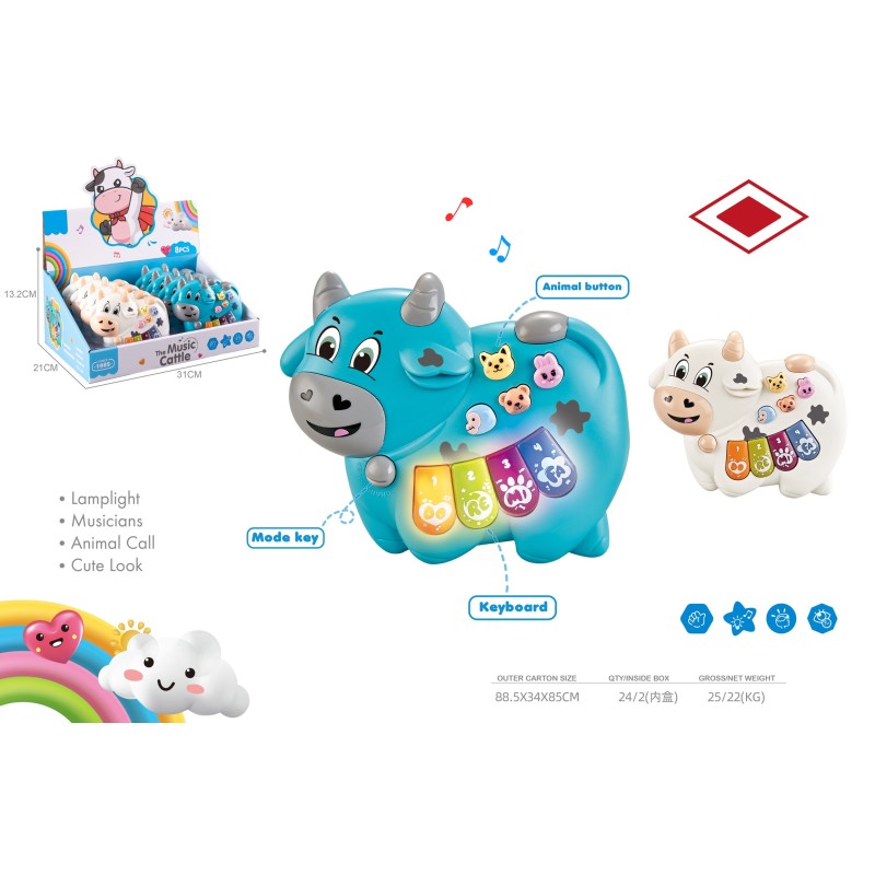 EXP.8 VACAS PIANO CON LUZ Y SONIDO EXP.8 VACAS PIANO CON LUZ Y SONIDO