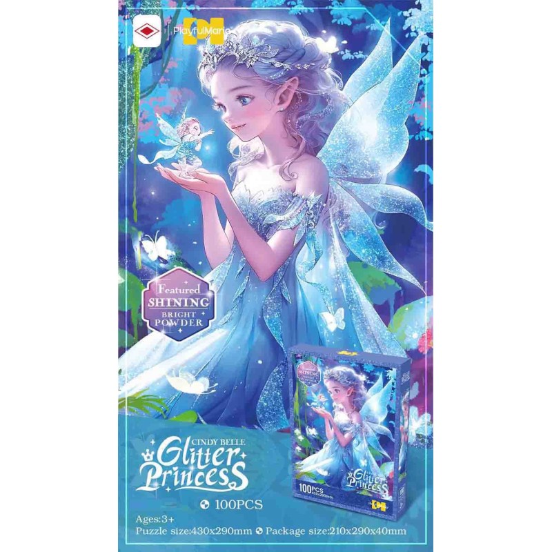 PUZZLE 100 PIEZAS SIRENITA Y HADAS ,3 MODELOS PUZZLE 100 PIEZAS SIRENITA Y HADAS ,3 MODELOS