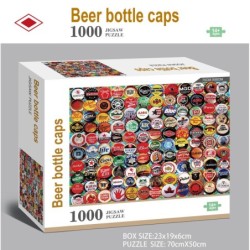 PUZZLE 1000 PIEZAS BIER CAPS