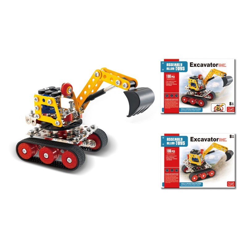 PUZZLE CONSTRUCCION EXCAVADORA 186 PZAS. PUZZLE CONSTRUCCION EXCAVADORA 186 PZAS.