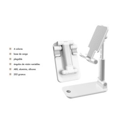 SOPORTE UNIVERSAL LITE PHONE STAND,4 COLORES 13,5 x 8,5 x 3,2 cm. SOPORTE UNIVERSAL LITE PHONE STAND,4 COLORES 13,5 x 8,5 x 3,2 cm.