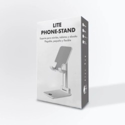 SOPORTE UNIVERSAL LITE PHONE STAND,4 COLORES 13,5 x 8,5 x 3,2 cm. SOPORTE UNIVERSAL LITE PHONE STAND,4 COLORES 13,5 x 8,5 x 3,2 cm.