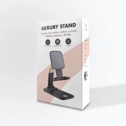 SOPORTE UNIVERSAL LUXURY METAL GOLD STAND,2 COL. 14,5 x 9 x 3,8 cm. SOPORTE UNIVERSAL LUXURY METAL GOLD STAND,2 COL. 14,5 x 9 x 3,8 cm.