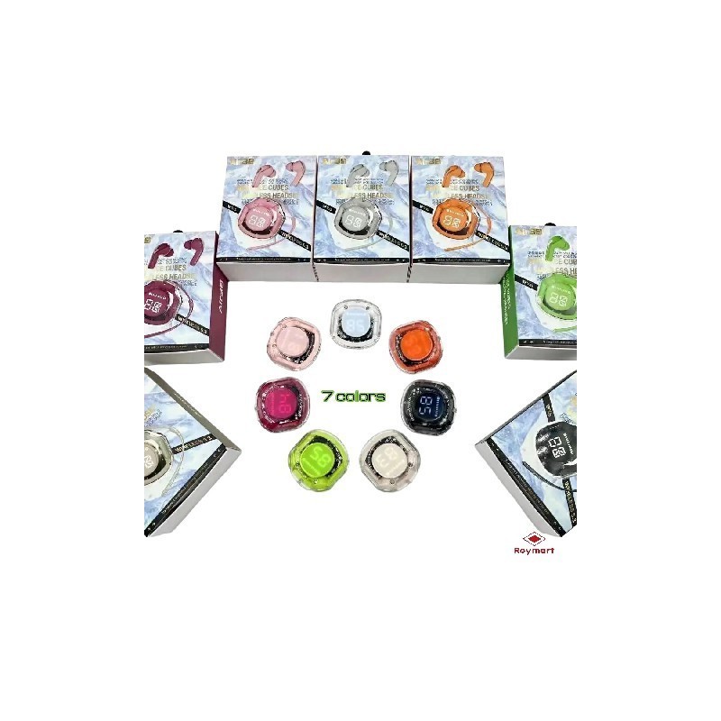 AURICULARES AIR PRO 3 TWS BLUETOOTH 5.3 7 COL. 7 x 6,2 x 2,5 cm. AURICULARES AIR PRO 3 TWS BLUETOOTH 5.3 7 COL. 7 x 6,2 x 2,5 cm.