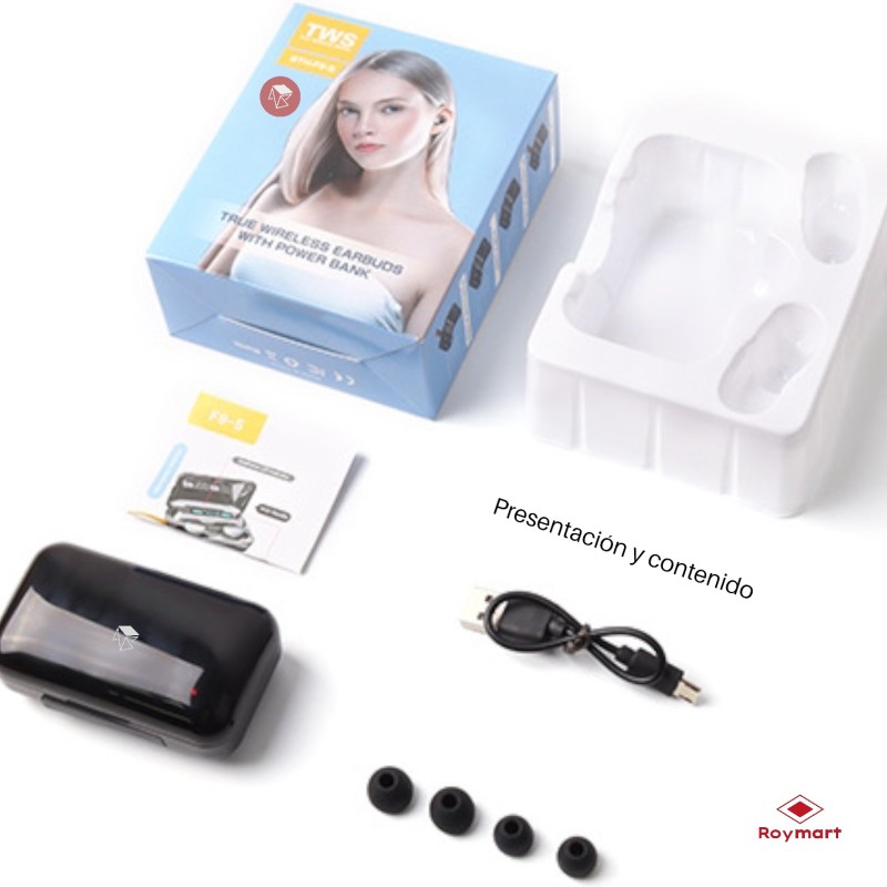 AURICULARES INPODS BLUETOOTH 5.0 NEGRO 10 x 11 x 4 cm. AURICULARES INPODS BLUETOOTH 5.0 NEGRO 10 x 11 x 4 cm.