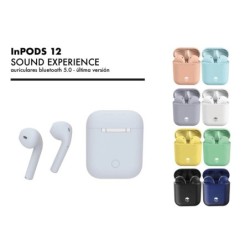AURICULARES INPODS 12 BLUETOTH 5.0 8 COL. 5,5 x 4,3 x 2 cm. AURICULARES INPODS 12 BLUETOTH 5.0 8 COL. 5,5 x 4,3 x 2 cm.
