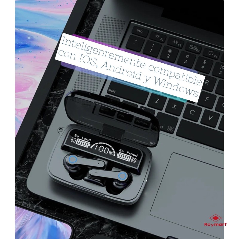 AURICULARES INPODS 12 BLUETOOTH 5.0 10 x 11 x 4 cm. AURICULARES INPODS 12 BLUETOOTH 5.0 10 x 11 x 4 cm.