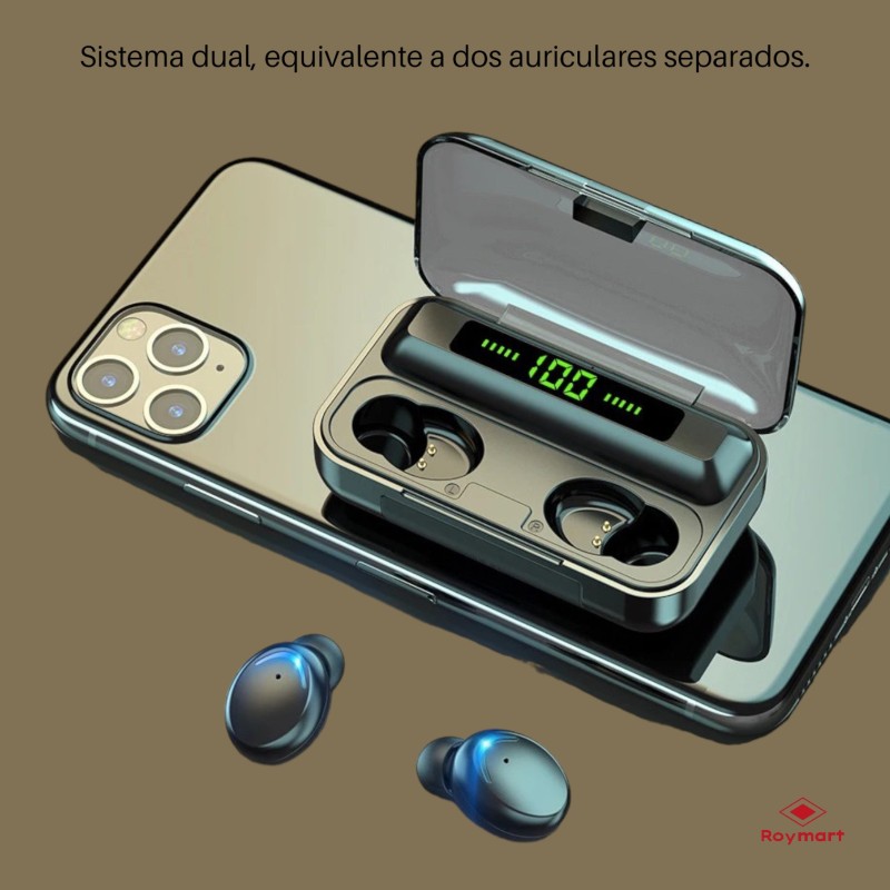 AURICULARES INPODS BLUETOOTH 5.0 NEGRO 10 x 11 x 4 cm. AURICULARES INPODS BLUETOOTH 5.0 NEGRO 10 x 11 x 4 cm.