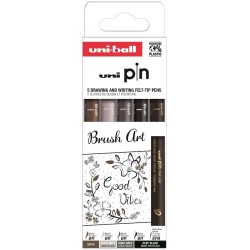 PIN SET 5P BRUSH ART