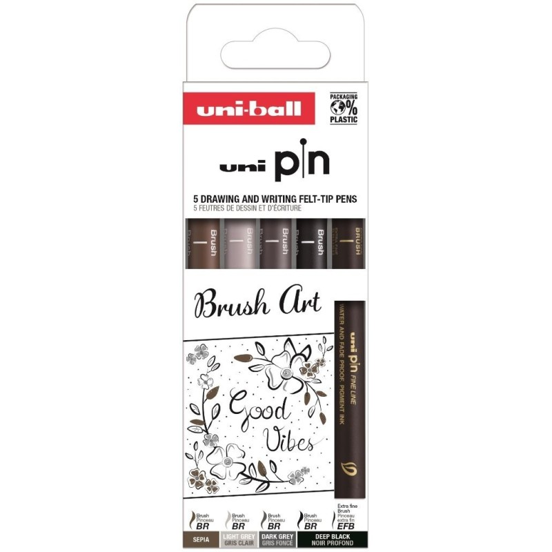 PIN SET 5P BRUSH ART PIN SET 5P BRUSH ART