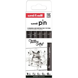 PIN SET 5P TATTOO ART