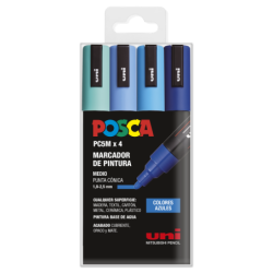 PC-5M/4C ESTUCHE COLORES AZULES PC-5M/4C ESTUCHE COLORES AZULES