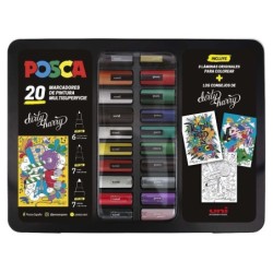 MALETA POSCA METÁLICA 20P DIRTY HARRY