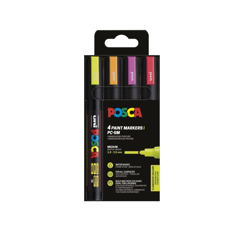 PC-5M/4C SET COLORES FLUOR PC-5M/4C SET COLORES FLUOR