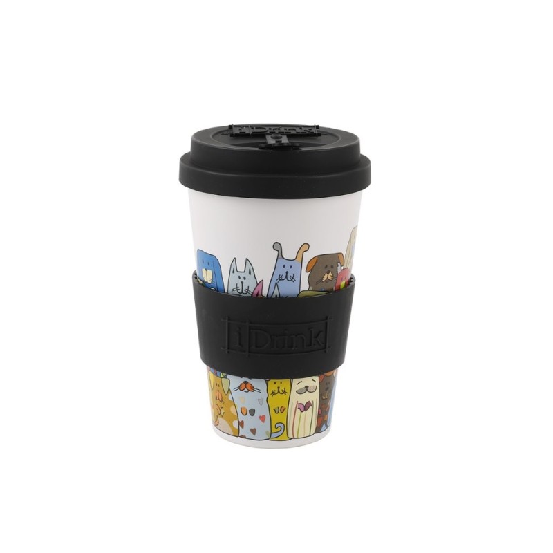 Taza RPET 435 ml STAY PAWSITIVE Taza RPET 435 ml STAY PAWSITIVE