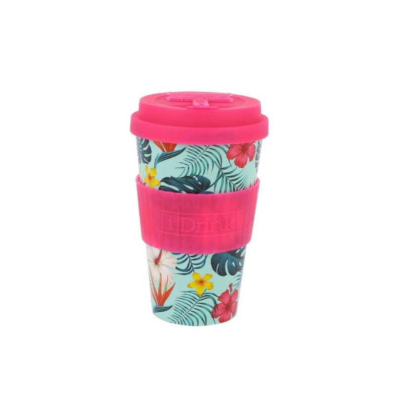 Taza RPET 435 ml TROPICAL VIBES Taza RPET 435 ml TROPICAL VIBES