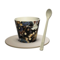 Set de Taza, Cuchara y Plato RPET NATURE