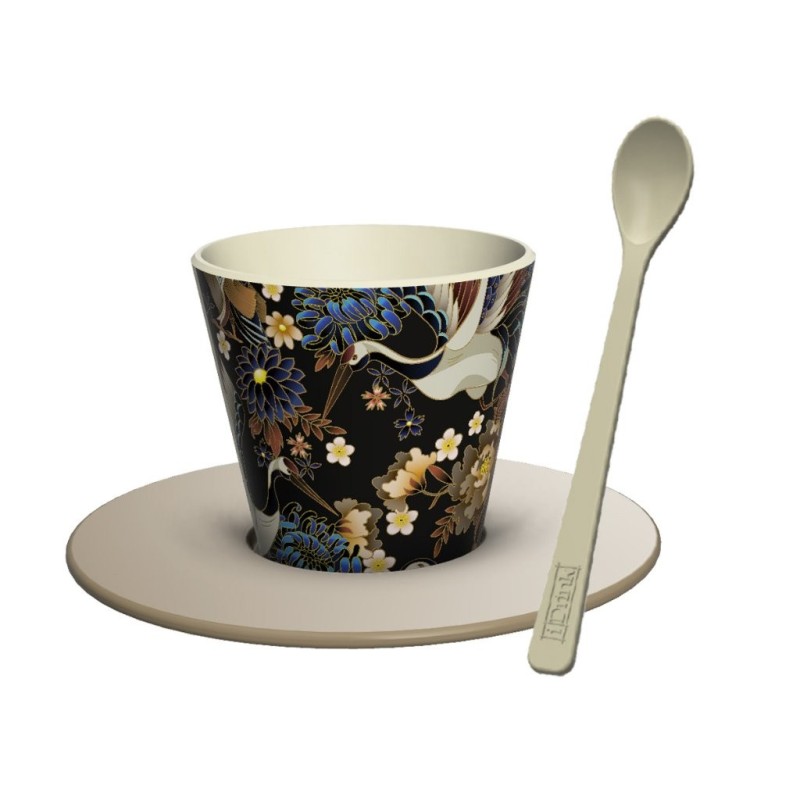Set de Taza, Cuchara y Plato RPET NATURE Set de Taza, Cuchara y Plato RPET NATURE