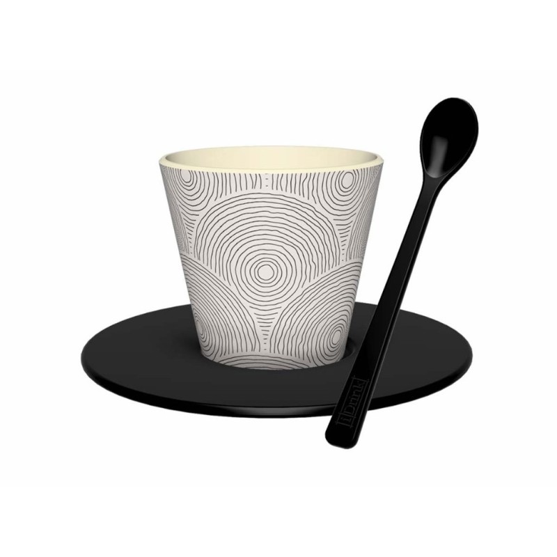 Set de Taza, Cuchara y Plato RPET CIRCLE Set de Taza, Cuchara y Plato RPET CIRCLE