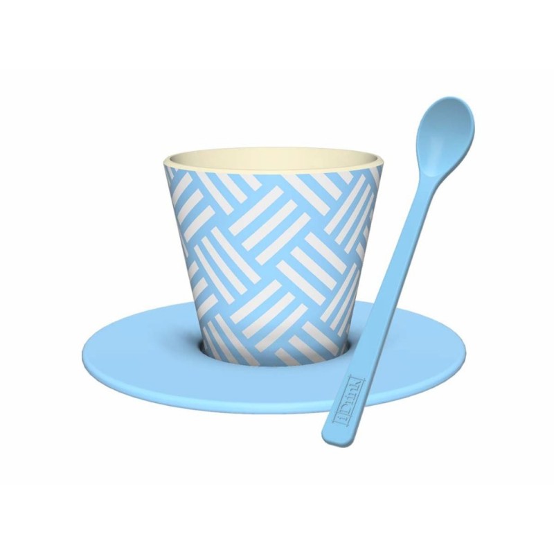 Set de Taza, Cuchara y Plato RPET LINE Set de Taza, Cuchara y Plato RPET LINE