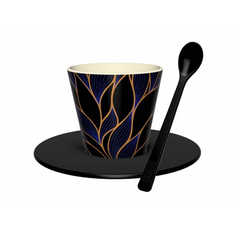 Set de Taza, Cuchara y Plato RPET LEAF Set de Taza, Cuchara y Plato RPET LEAF