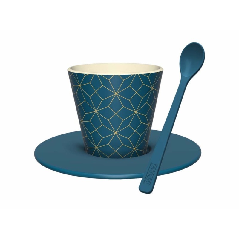 Set de Taza, Cuchara y Plato RPET POLYGON Set de Taza, Cuchara y Plato RPET POLYGON