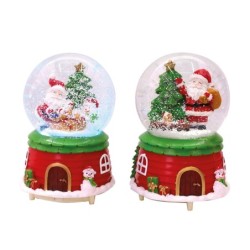 Bola de nieve en plastico