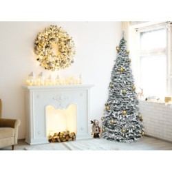 Árbol de Navidad plegable oro