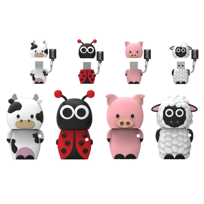 Pendrive 32 GB Animales de Granja - expositor 16 uds Pendrive 32 GB Animales de Granja - expositor 16 uds