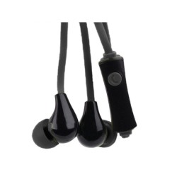 AURICULARES DEPORTE NEGROS CON MICROFONO EN PLASTICO