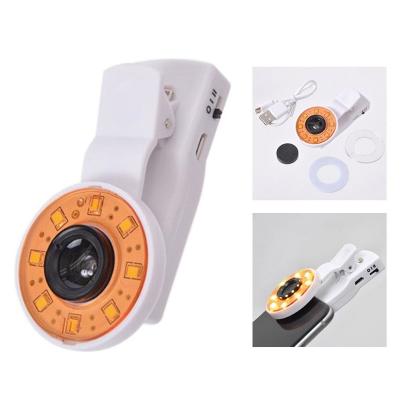 LENTES UNIVERSAL SMARTPHONE CON LUCES, COLOR BLANCO LENTES UNIVERSAL SMARTPHONE CON LUCES, COLOR BLANCO