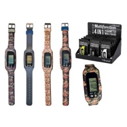 Reloj LED de silicona 4 diseños display 24uni