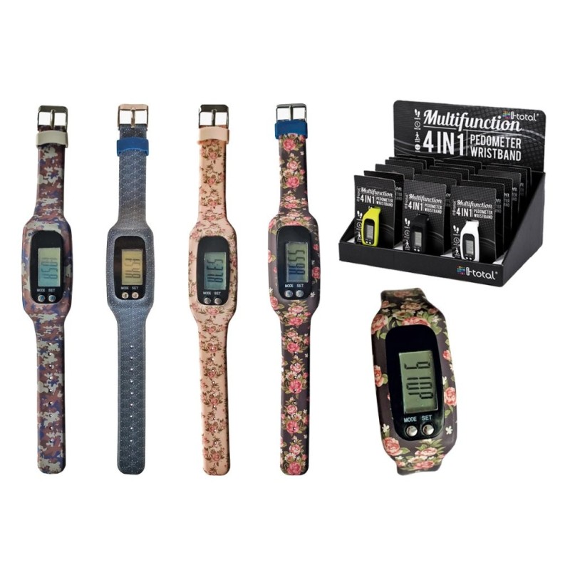 Reloj LED de silicona 4 diseños display 24uni Reloj LED de silicona 4 diseños display 24uni