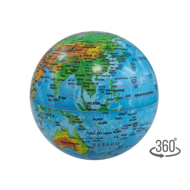 Globo giratorio mapa topográfico Globo giratorio mapa topográfico