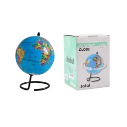 Globo giratorio mapa topográfico