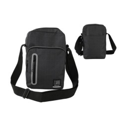 Bandolera RPET gris oscuro