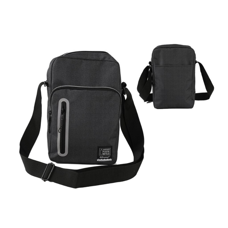 Bandolera RPET gris oscuro Bandolera RPET gris oscuro