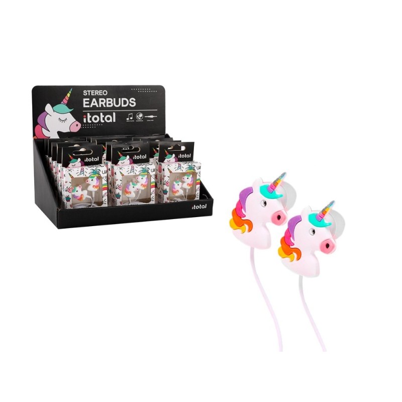 Auriculares UNICORN - expositor 15 uds Auriculares UNICORN - expositor 15 uds
