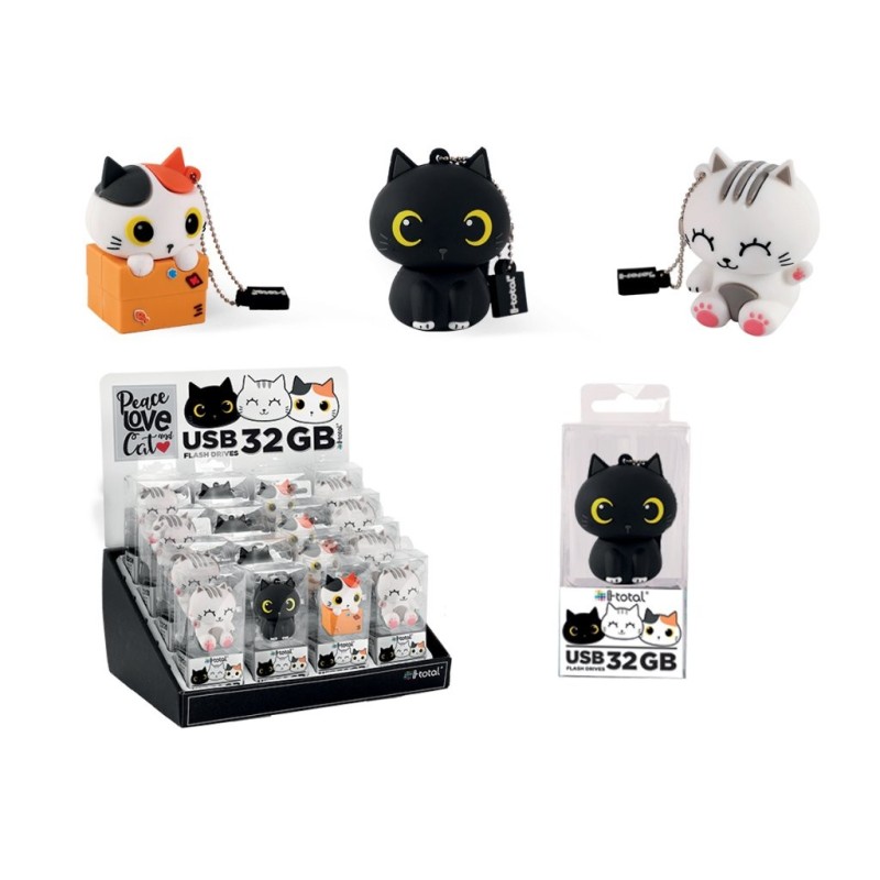 Pendrive 32 GB CAT - expositor 16 uds Pendrive 32 GB CAT - expositor 16 uds