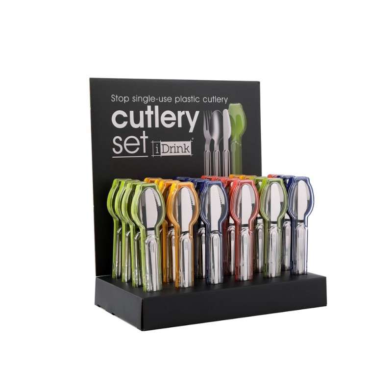 Cubiertos surtidos 24 uds con expositor Cubiertos surtidos 24 uds con expositor