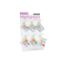 Expositor de sobremesa para mini resaltadores