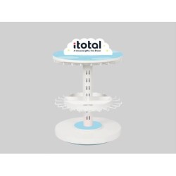 Expositor de sobremesa giratorio para llaveros Expositor de sobremesa giratorio para llaveros