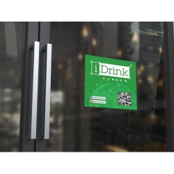 Vetrofania iDRINK Corner Vetrofania iDRINK Corner