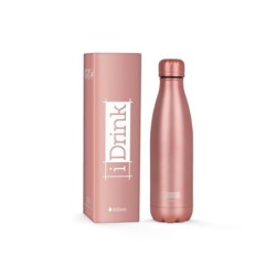 Botella Térmica 500 ml rosa metalizado Botella Térmica 500 ml rosa metalizado